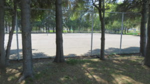 「新琴似二番通公園」テニスコート